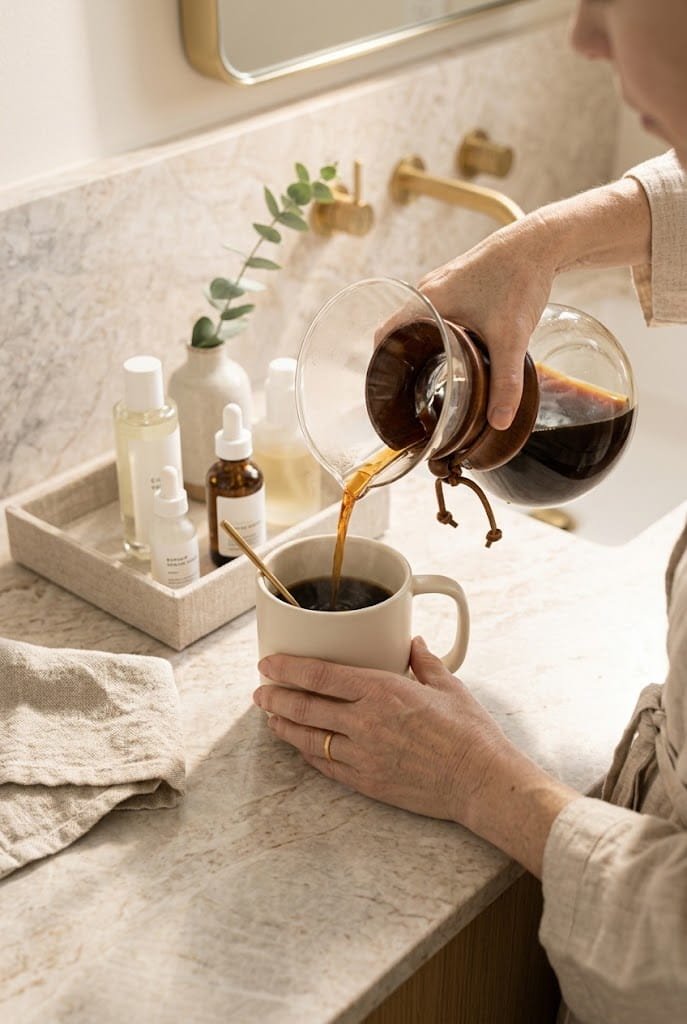 The essential dry down pause in a 10 minute practical morning skincare routine.